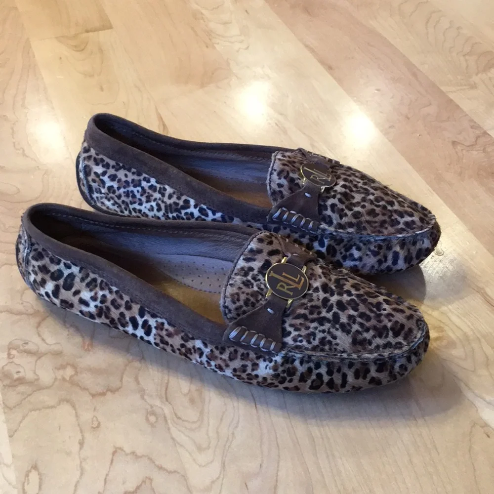 LRL Lauren Ralph Lauren Carley II Leopard Loafer - Picture 5 of 11